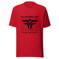 ALL IN. EVERY DAY. Tee in Red. FatherFirst Drop 1.
